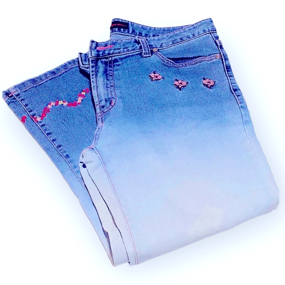 GANY JEANS Girls Flare Leg Jeans Size 8